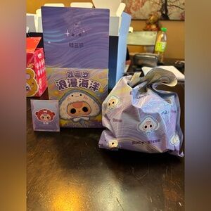 BB3 Baby Three Romantic Ocean Red and Pink Pufferfish Unopened Foil